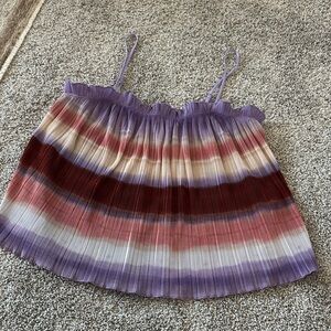 Madewell Multicolor Pleated Camisole